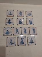 13 Oud Hollandse Tegels 7.5x7.5 cm, Ophalen of Verzenden