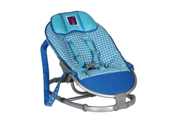 vrolijk Blauw wipstoeltje van LIEF - zgst - verstelbaar, Kinderen en Baby's, Wipstoeltjes, Wipstoel, Met gordel(s) of riempje(s)