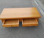 Rechthoekige eikenhouten salontafel, Ophalen, Gebruikt, 100 tot 150 cm, Eikenhout