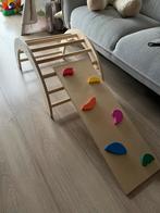 Houten Klimrek met Klimwand, Kinderen en Baby's, Speelgoed | Houten speelgoed, Ophalen, Zo goed als nieuw, Overige typen