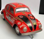 Blikken VW Kever rally auto van Taiyo Japan mint staat, Antiek en Kunst, Antiek | Speelgoed, Ophalen of Verzenden