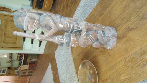 asmat beeld 60 cm Irian Yaja ..... Papua  new guinea, Antiek en Kunst, Kunst | Niet-Westerse kunst, Ophalen of Verzenden
