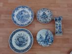 Delfts blauw, borden en vaas, Daf trucks, Antiek en Kunst, Antiek | Wandborden en Tegels, Ophalen of Verzenden