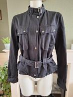 Belstaff zwarte tussen jas jack parka zomer IT 46 NL 40 42, Verzenden, Zwart, Maat 42/44 (L), Zo goed als nieuw