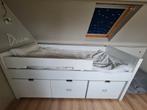 Bopita Hoogslaper met Opberglades, Ophalen, 85 tot 100 cm, Hoogslaper of Stapelbed, Zo goed als nieuw