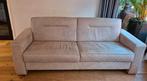 Leren Bank 3 sitz beige-grijs, Ophalen, Gebruikt