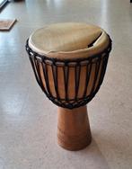 Djembe met hoes uit Senegal, moet opnieuw bespannen worden, Muziek en Instrumenten, Percussie, Ophalen, Gebruikt, Trommel