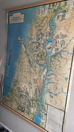 Antieke schoolplaat Israël, Antiek en Kunst, Antiek | Schoolplaten, Ophalen, Aardrijkskunde