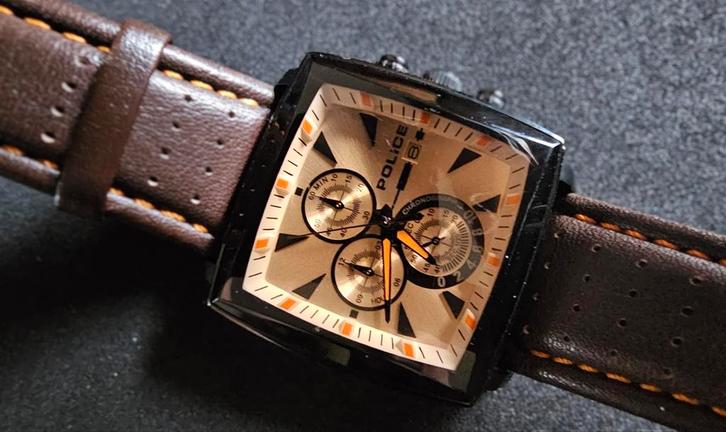Police chronograaf - nieuwstaat!, Sieraden, Tassen en Uiterlijk, Horloges | Heren, Zo goed als nieuw, Polshorloge, Overige merken