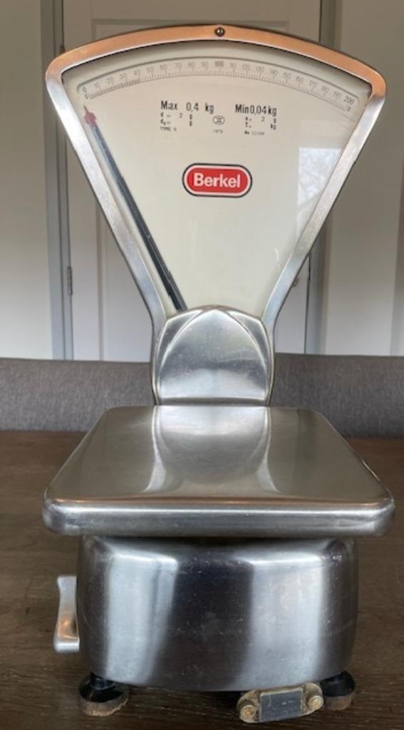 Winkel Weegschaal van Berkel, Witgoed en Apparatuur, Weegschalen, Gebruikt, Analoog, Winkelweegschaal, 1 tot 500 gram, Minder dan 10 kg