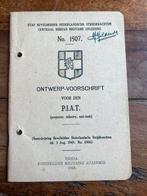 Nederlands voorschrift PIAT Projector Anti Tank 1945 NBS, Verzenden, Nederland, Boek of Tijdschrift