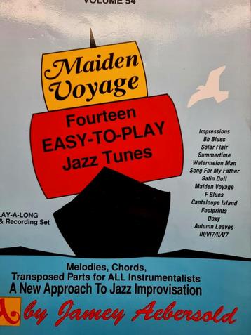 Jamey Aebersold Jazz - Maiden Voyage Vol. 54 beschikbaar voor biedingen