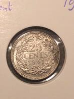 25 Cent 1941 Wilhelmina - Zilver, Zilver, 25 cent, Ophalen of Verzenden, Koningin Wilhelmina