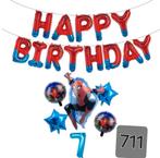 Spiderman Verjaardag Ballonnen Set - Nieuw, Ophalen of Verzenden, Nieuw, Versiering, Verjaardag