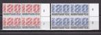 Nederland NVPH nr. 918-919 Postfris in blokken van vier, Verzenden, Na 1940, Postfris