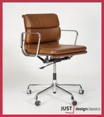 Eames Vitra ea 217 Cognac Leder Chroom (voorraad:4), Zo goed als nieuw