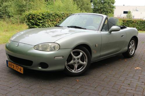 Mazda MX-5 1.6 SILVER BLUES  110PK //Nwe APK//Roestvrij//, Auto's, Mazda, Bedrijf, MX-5, ABS, Boordcomputer, Centrale vergrendeling