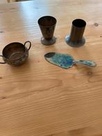 VERZILVERDE ANTIEKE GEBRUIKS VOORWERPEN, Ophalen of Verzenden, Zilver