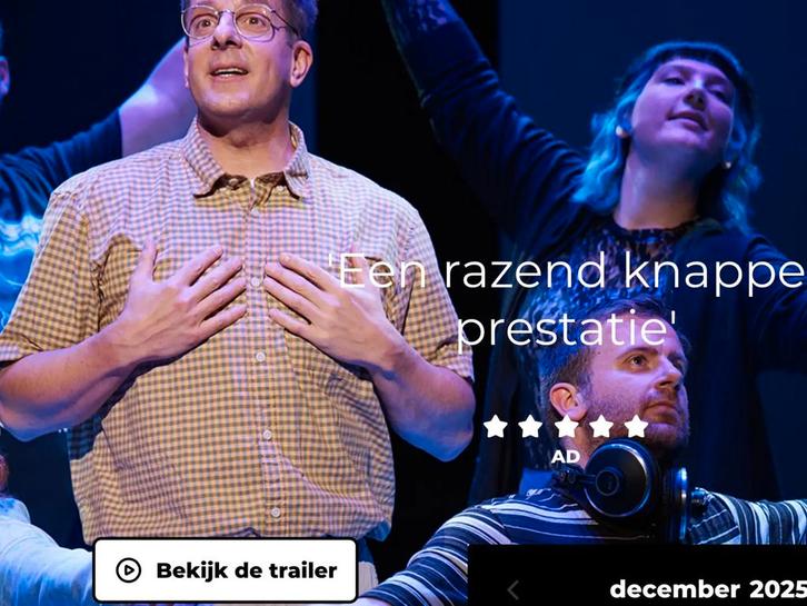 Twee kaartjes voor Stoornis of my life, Tickets en Kaartjes, Theater | Musical, Twee personen, December