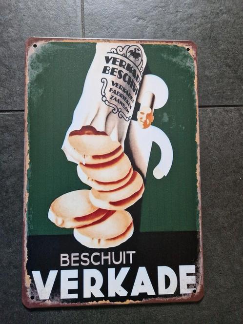 Verkade beschuit reclamebord, Verzamelen, Merken en Reclamevoorwerpen, Nieuw, Reclamebord, Ophalen of Verzenden