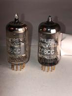 Philips miniwatt SQ goldpin E88CC match pair buizen tubes, Ophalen of Verzenden