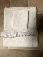 Ledikant Dekbedovertrek konijntjes, Kinderen en Baby's, Kinderkamer | Beddengoed, Gebruikt, Meisje, Wit, Dekbedovertrek