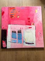 Marianne Dessing-Oomen Schilderij 100x100cm, Antiek en Kunst, Kunst | Schilderijen | Abstract, Ophalen of Verzenden