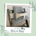 Nieuw! Teddystof kussensetje voor Stokke Tripp Trapp, Kinderen en Baby's, Kinderstoelen, Ophalen of Verzenden, Nieuw, Meegroeistoel