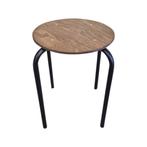 Partij Tabouret schoolkrukken, krukjes, horeca kruk  845, Ophalen of Verzenden, Nieuw, Bruin, Vijf, Zes of meer stoelen