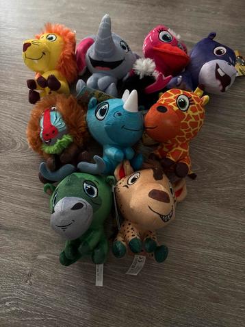 Jungle Mini Knuffels - Set van 9 beschikbaar voor biedingen
