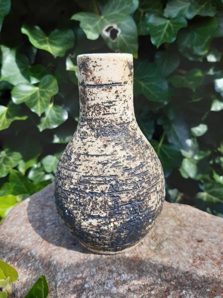 Berkenbast bloempot / vaasje, Tuin en Terras, Bloempotten, Aardewerk, Minder dan 40 cm, Minder dan 25 cm, Rond, Ophalen of Verzenden