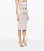 Elisabetta Franchi jurk, Maat 38/40 (M), Nieuw, Knielengte, Grijs