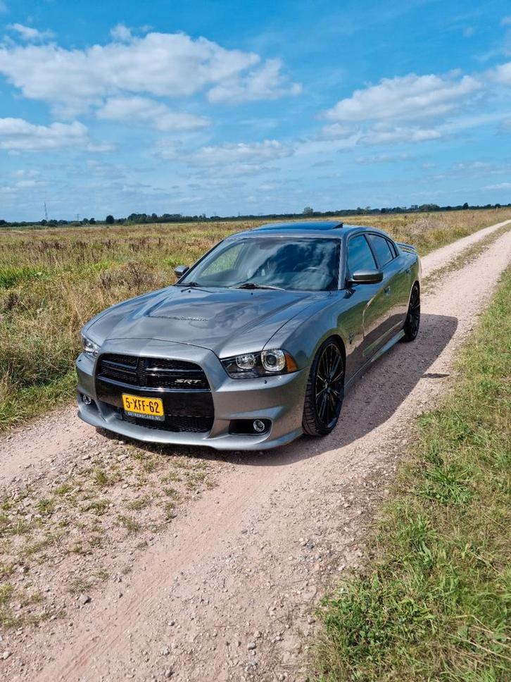 Dodge Charger SRT8 2012 Grijs, Auto's, Dodge, Particulier, ABS, Achteruitrijcamera, Airbags, Airconditioning, Alarm, Bluetooth