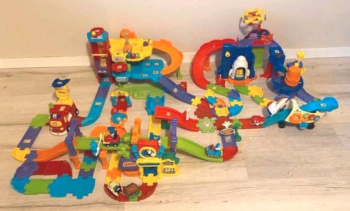 XXL VTech Toet Toet Auto's Garage, Trein & Meer!, Kinderen en Baby's, Speelgoed | Overig, Gebruikt, Jongen of Meisje, Ophalen