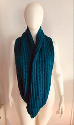 HEMA petrol blauw shawl sjaal knit breisel gebreid zgan, Kleding | Dames, Mutsen, Sjaals en Handschoenen, Hema, Verzenden, Zo goed als nieuw