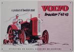 Volvo Tractor T 42-43 reclamebord van metaal wandbord deco