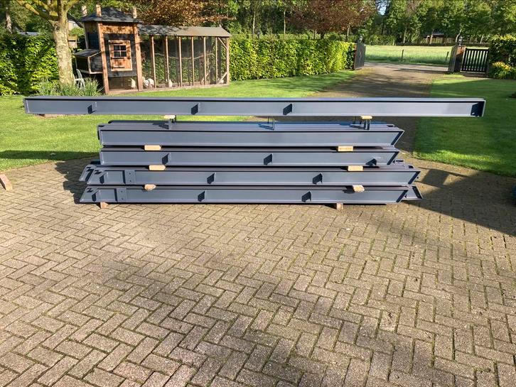 Spanten 6mtr breed x 12-13-14-15-16mtr lang, Doe-het-zelf en Verbouw, Metalen, Nieuw, IJzer, Ophalen of Verzenden
