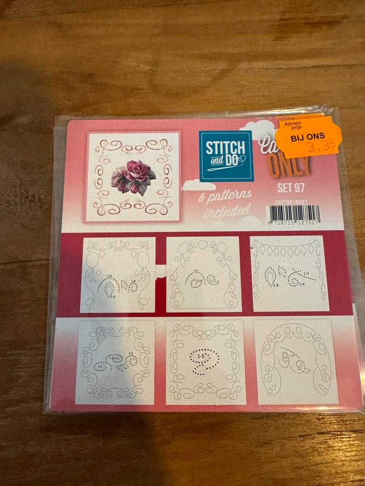 Stitch & Do Borduurkaarten Set 96 & 97 - Nieuw, Hobby en Vrije tijd, Borduren en Borduurmachines, Nieuw, Patroon, Handborduren