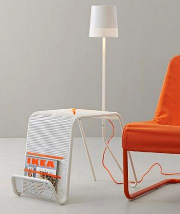 IKEA PS 2014 Lectuurmand + Tafel + Lamp beschikbaar voor biedingen