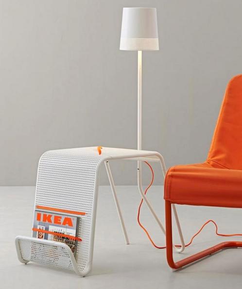 IKEA PS 2014 Lectuurmand + Tafel + Lamp, Huis en Inrichting, Lampen | Tafellampen, Zo goed als nieuw, 75 cm of meer, Metaal, Ophalen of Verzenden