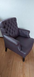 2 x Diez Fauteuil / Stoel paars aubergine, Huis en Inrichting, Fauteuils, Ophalen, Klassiek, 75 tot 100 cm, Zo goed als nieuw
