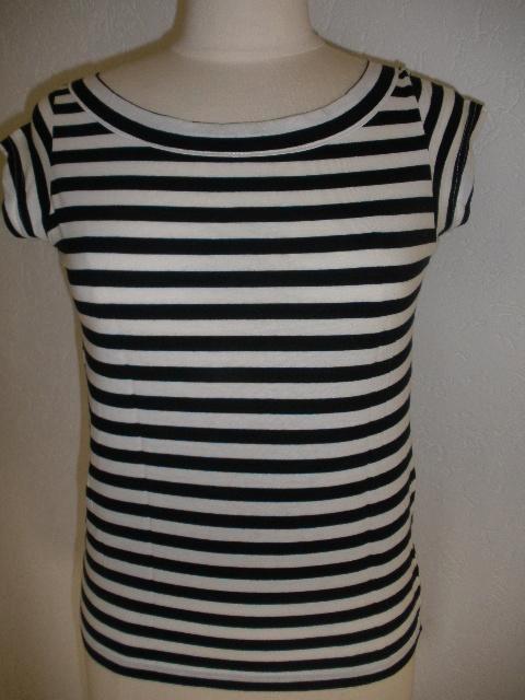 SPNX t- shirt zwart wit streep maat M, Kleding | Dames, T-shirts, Zo goed als nieuw, Maat 38/40 (M), Wit, Korte mouw, Ophalen of Verzenden