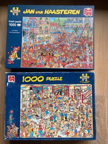 2x Haasteren puzzels 1000st beschikbaar voor biedingen