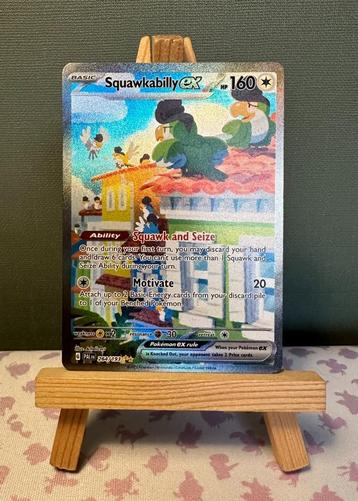 Squawkabilly 264-193 EX Full Art Paldea Evolved Pokémon Kaar