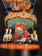 Antieke Kerst Carrousel Speeldoos met Doos - Prachtig Detail, Ophalen