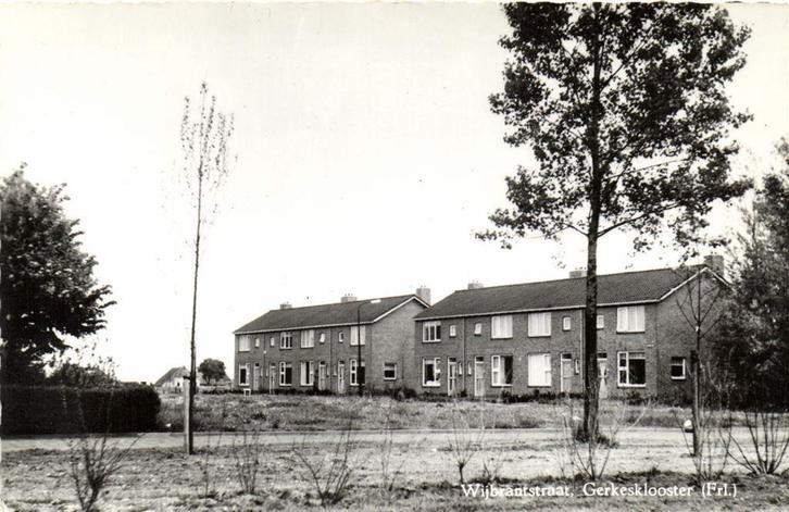 Wijbrantstraat, Gerkesklooster [Frl.] - ongelopen, Verzamelen, Ansichtkaarten | Nederland, Ongelopen, Noord-Brabant, Voor 1920