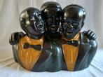 Borstbeeld drie Afro-American artiesten, Antiek en Kunst, Curiosa en Brocante, Ophalen of Verzenden