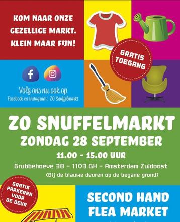 ZO Snuffelmarkt Bijlmer Amsterdam Rommelmarkt FleaMarket  beschikbaar voor biedingen