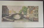 Litho stadsbeeld Brugge, Ophalen of Verzenden