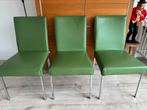 Rolf Benz eetkamerstoelen 6 stuks leer zgan., Huis en Inrichting, Stoelen, Ophalen, Zo goed als nieuw, Leer